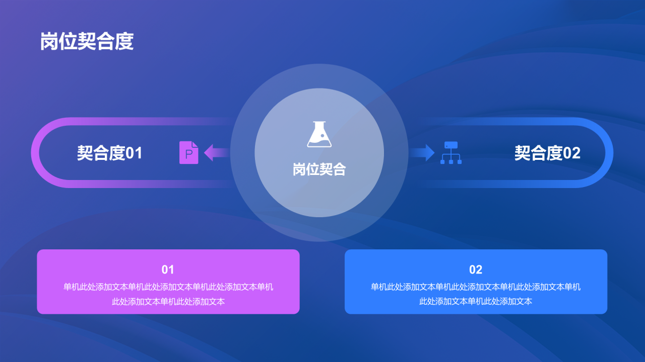 蓝紫简约产品经理岗位竞聘PPT