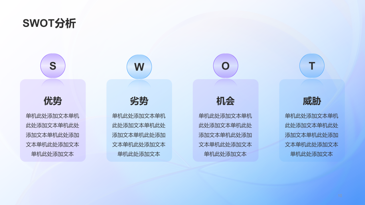 蓝紫创意酷炫商业计划书PPT