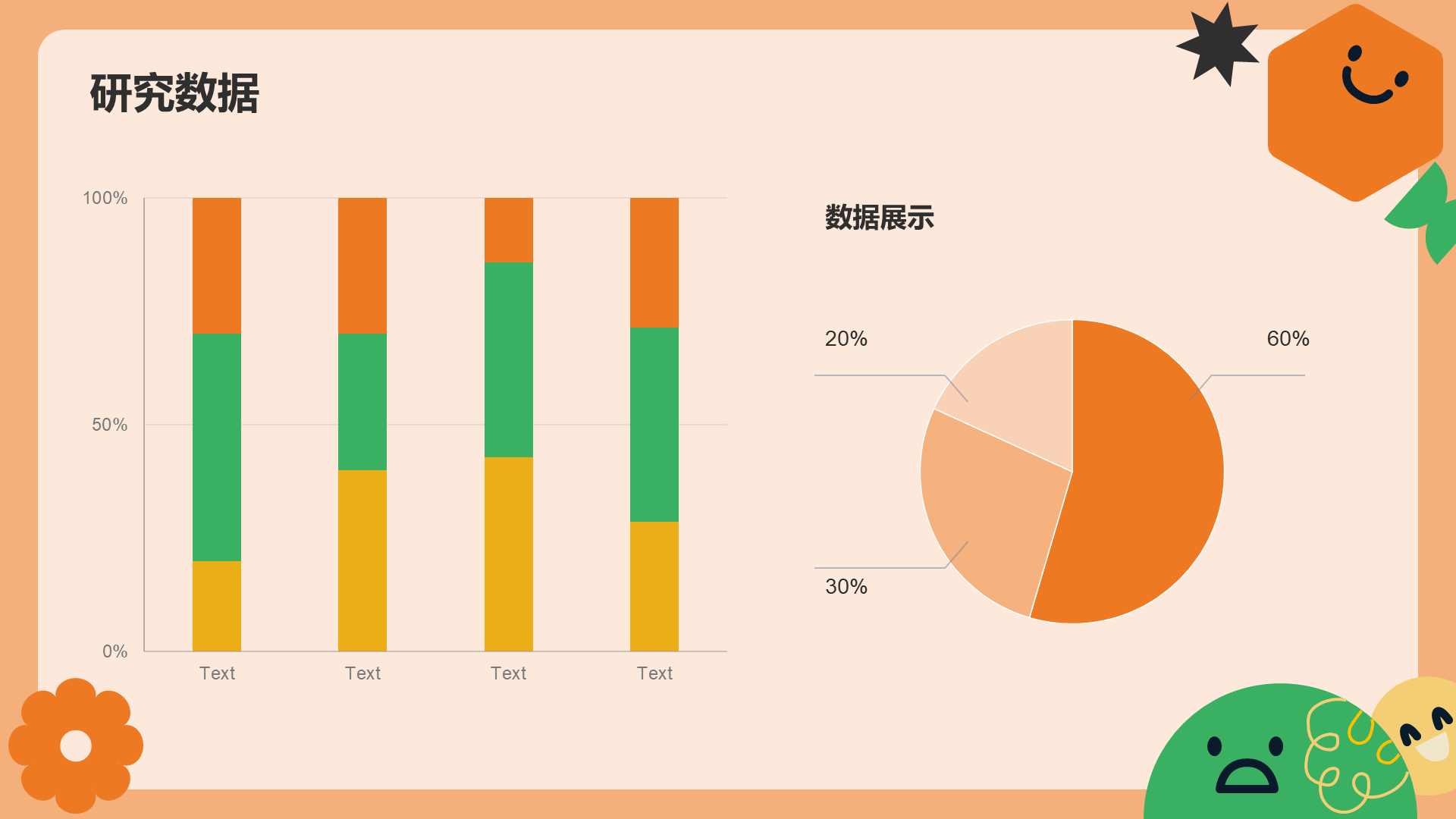 橙色扁平毕业答辩通用PPT