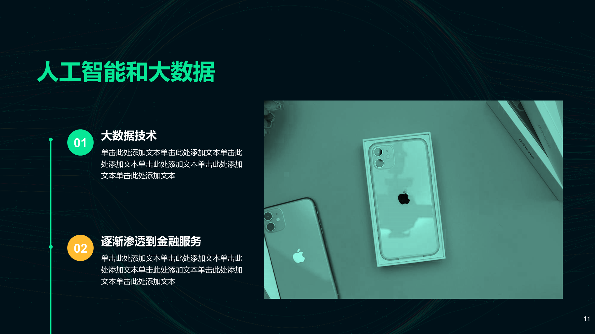 绿色科技金融创意炫酷商业计划书