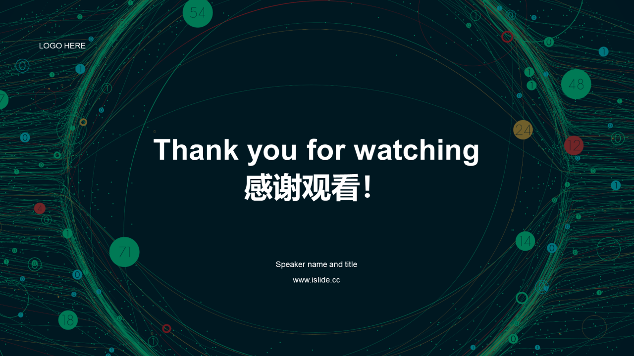 绿色科技金融创意炫酷商业计划书