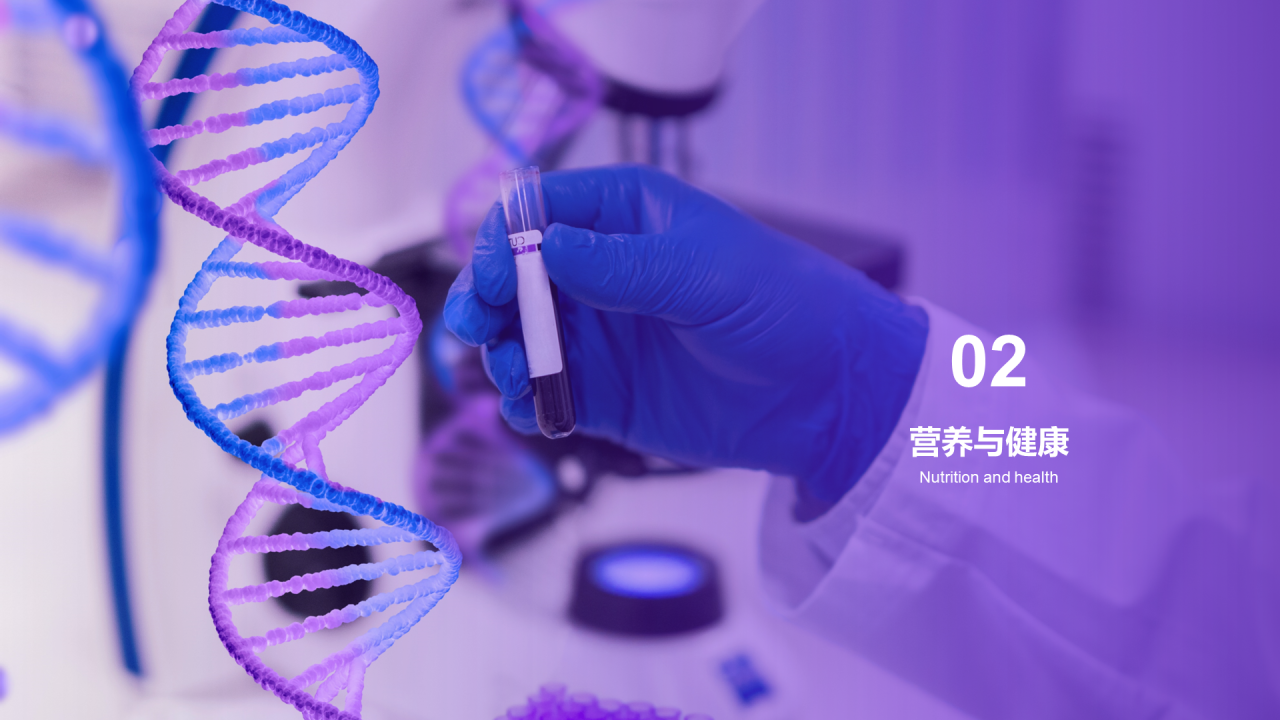 紫色渐变医学专业知识科普PPT