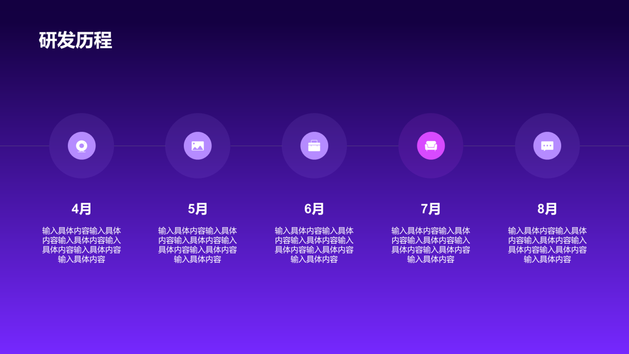 紫色炫酷互联网商业发布会PPT