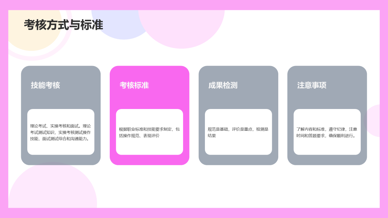 粉紫色卡通游泳教练技能培训PPT