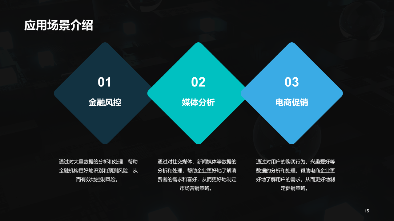 蓝色IT互联网技术研讨发布会PPT模板