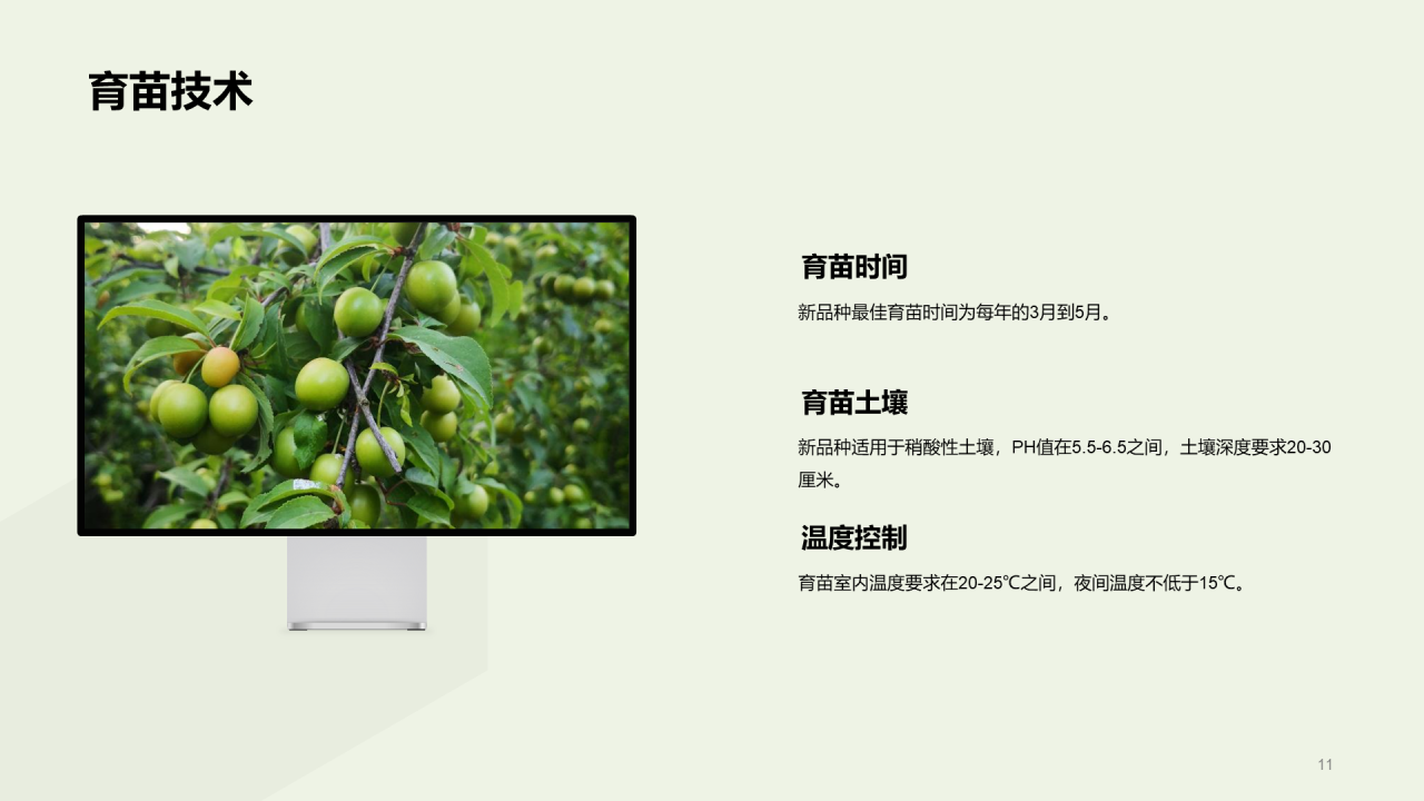 绿色现代农业新品种推广会发布会PPT模板