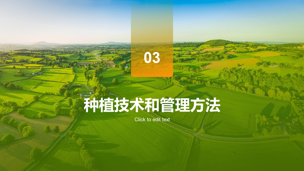 绿色现代农业新品种推广会发布会PPT模板