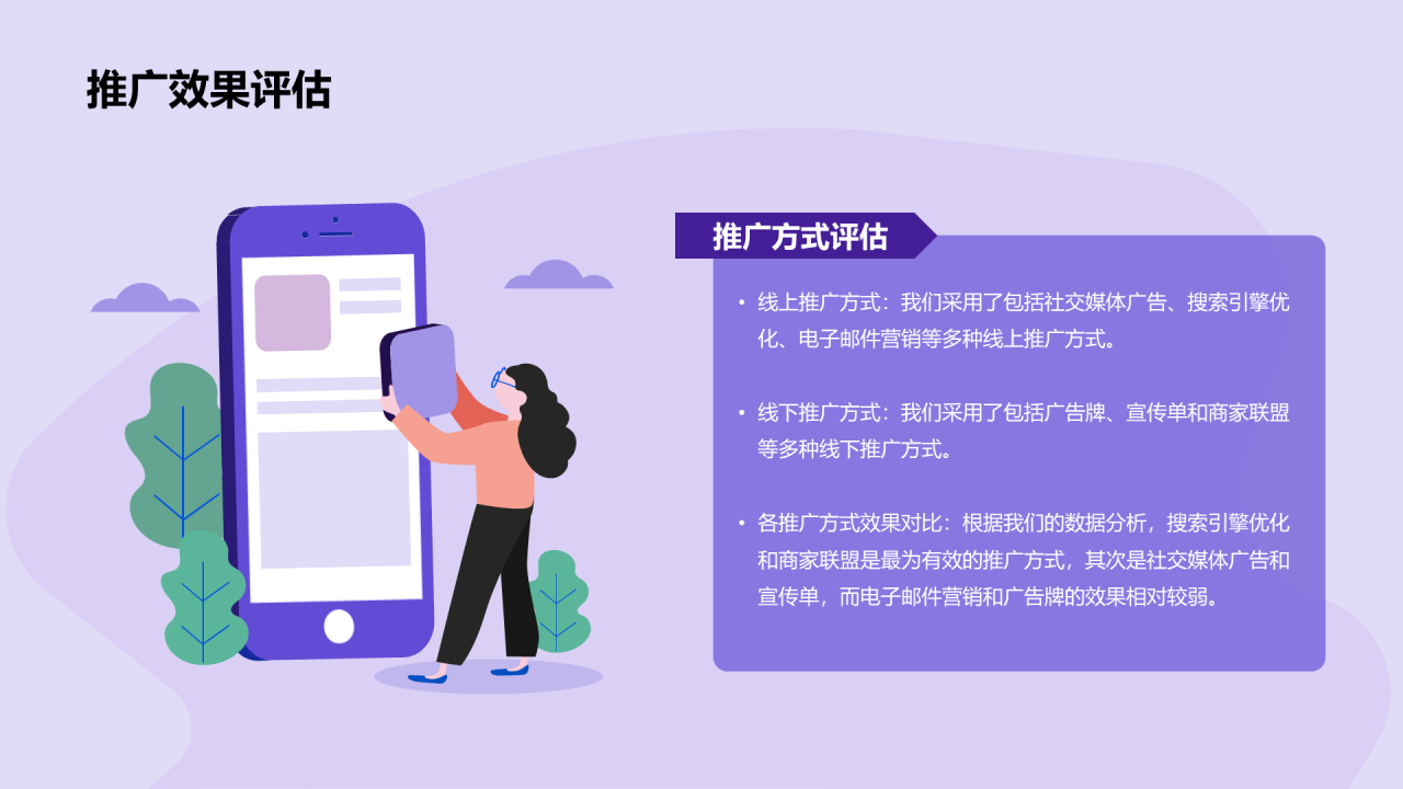 紫色商务现代品牌营销年中总结汇报PPT模板