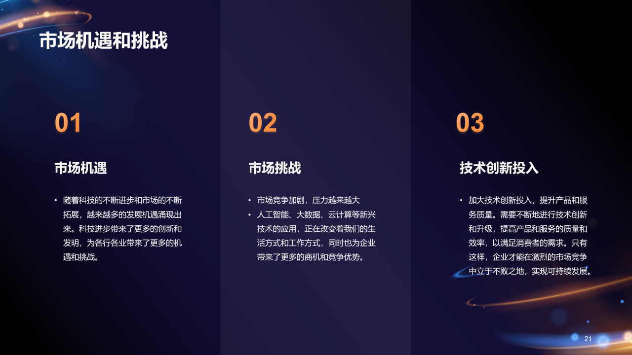黑色酷炫通用行业公司年会发布会PPT模板