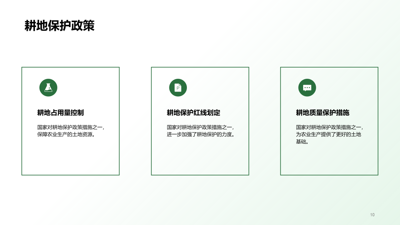 绿色插画农田观察与体验研究报告PPT模板