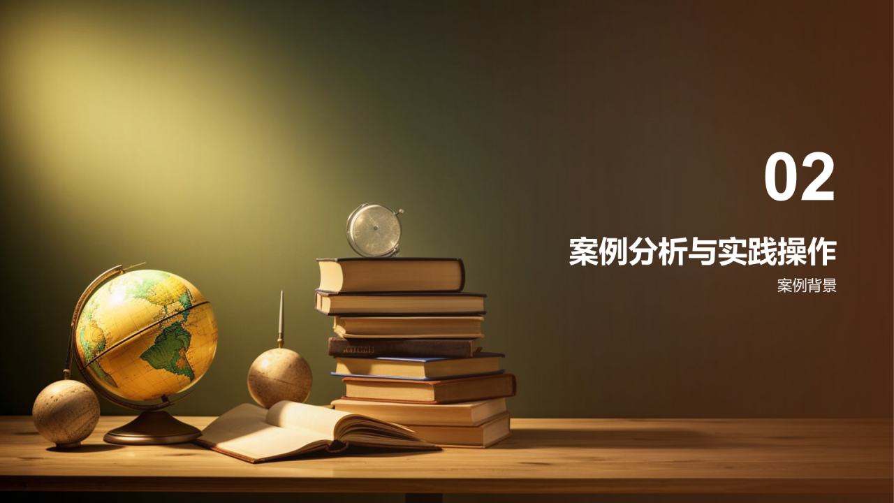 棕色现代商务教学课件PPT模板