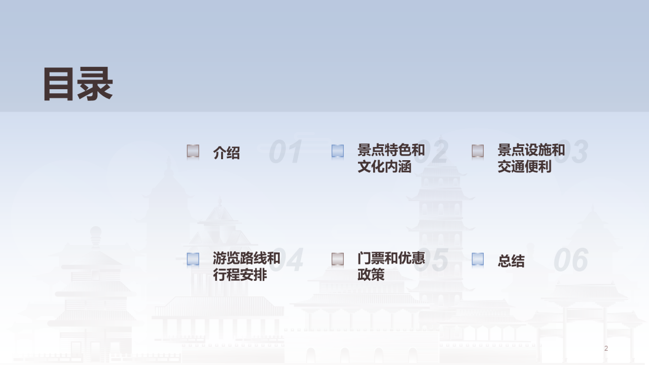 棕色中式复古旅游景点推广市场营销PPT模板