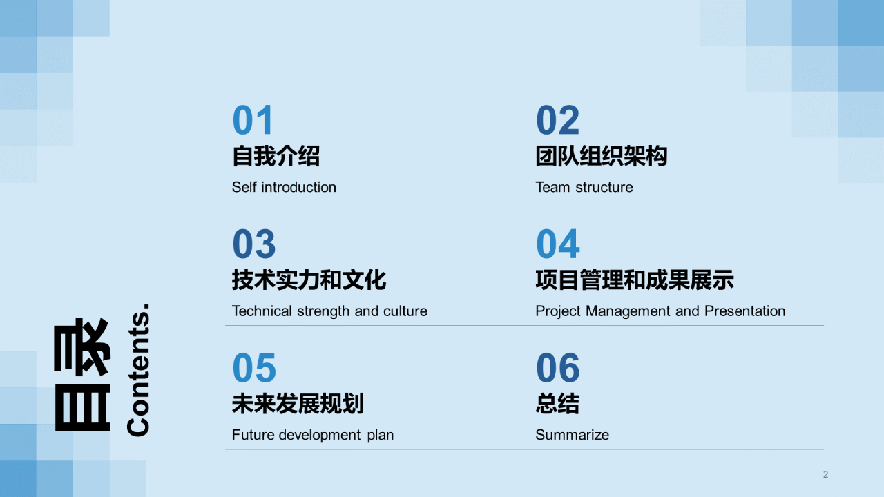 蓝色商务现代技术团队负责人竞聘述职PPT模板