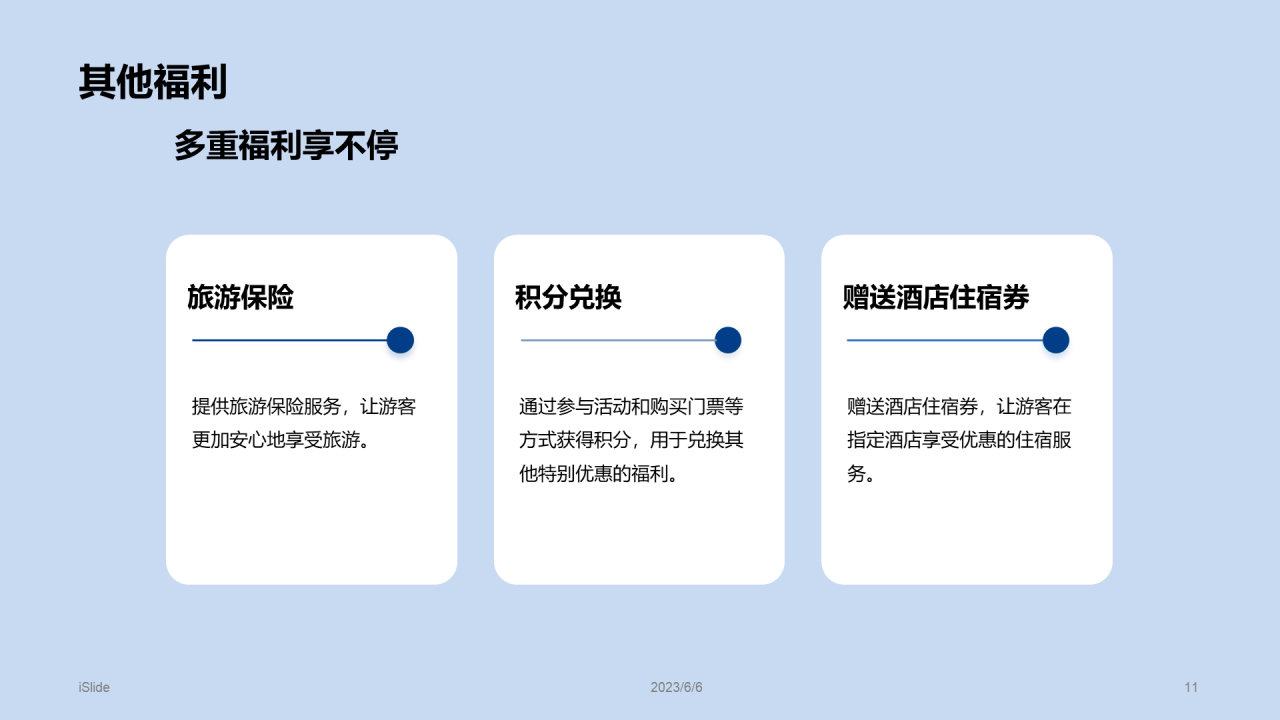 蓝色景区商务特别活动营销策划PPT模板
