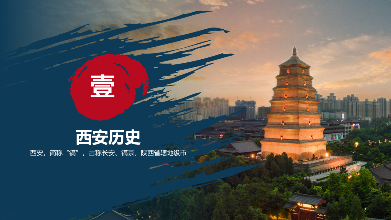 “我与我的家乡”PPT征集大赛案例——西安