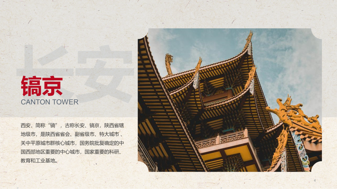 “我与我的家乡”PPT征集大赛案例——西安