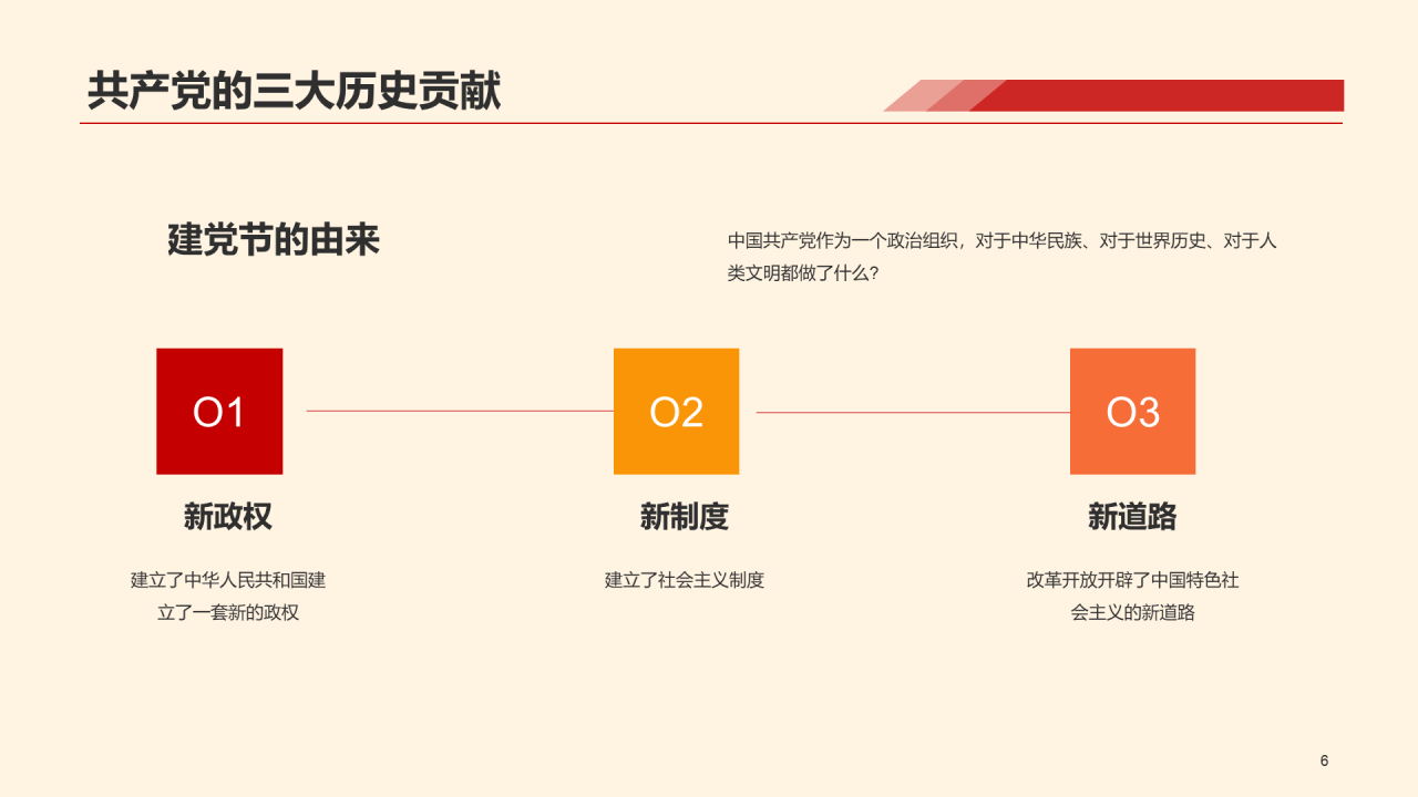 黄色简约不忘初心牢记使命PPT模板