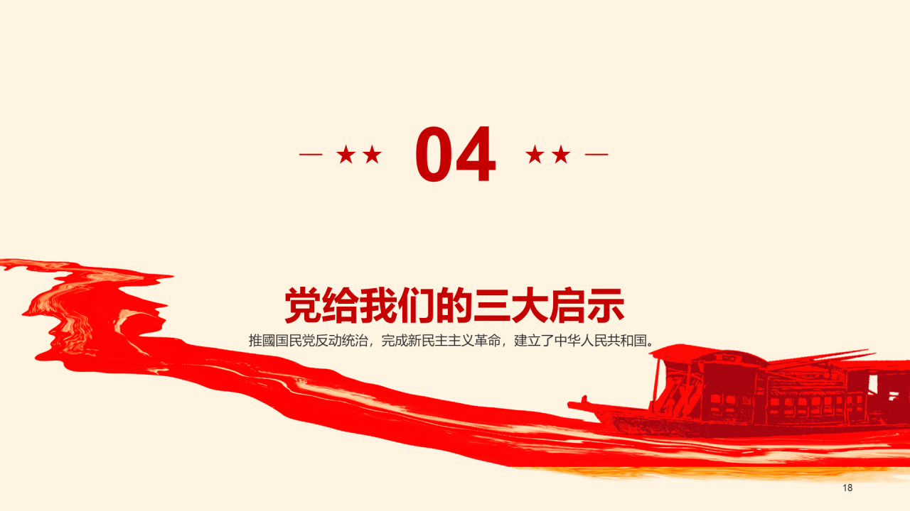 黄色简约不忘初心牢记使命PPT模板