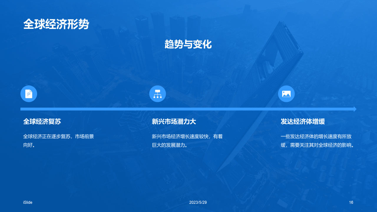 蓝色商务现代资产配置建议研究报告PPT模板