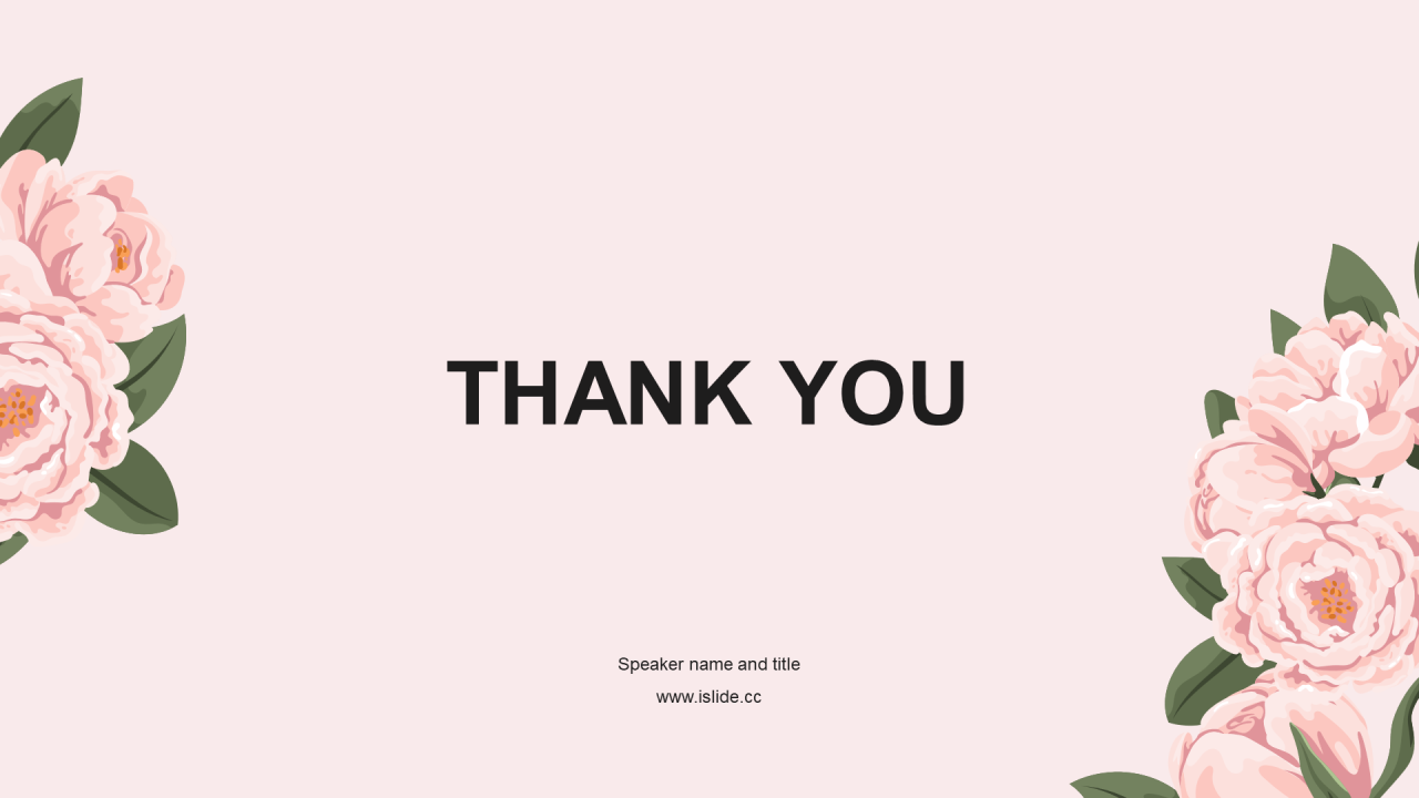 粉色简约婚礼庆典介绍市场营销PPT模板