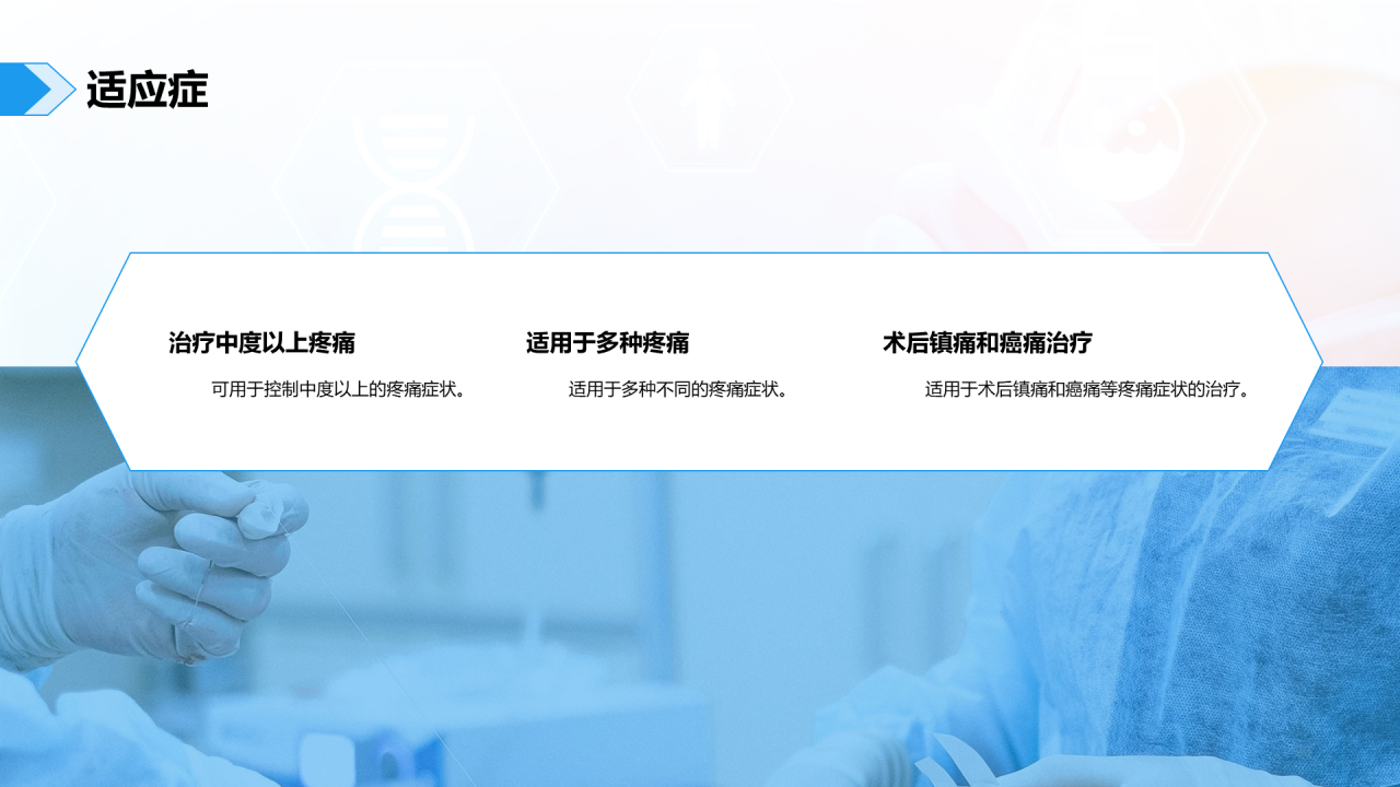 蓝色现代药品临床价值评估研究报告PPT模板