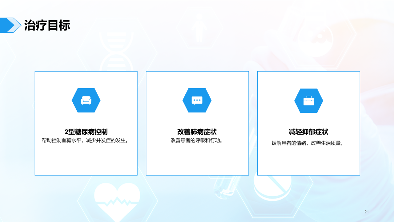 蓝色现代药品临床价值评估研究报告PPT模板