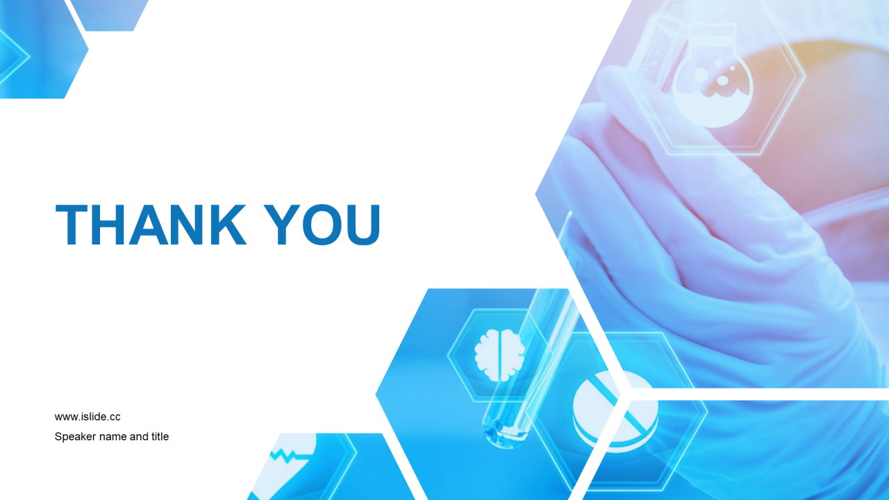 蓝色现代药品临床价值评估研究报告PPT模板