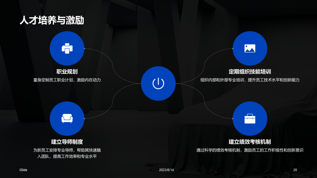 黑色科技创新驱动新品发布会汽车PPT模板