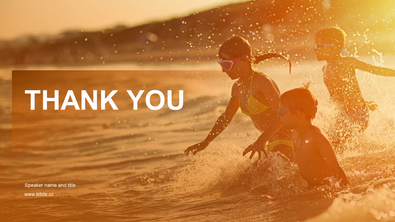 橙色渐变现代户外安全教育PPT模板