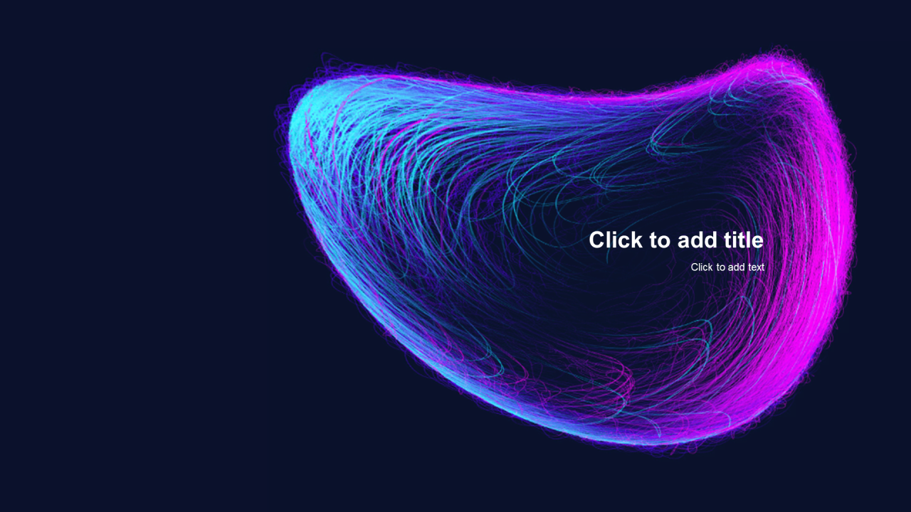 蓝色渐变线条科技风发布会活动方案PPT素材下载