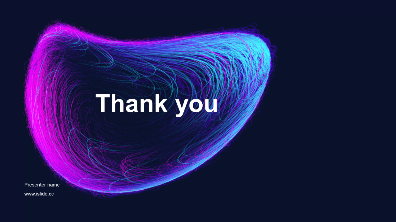 蓝色渐变线条科技风发布会活动方案PPT素材下载