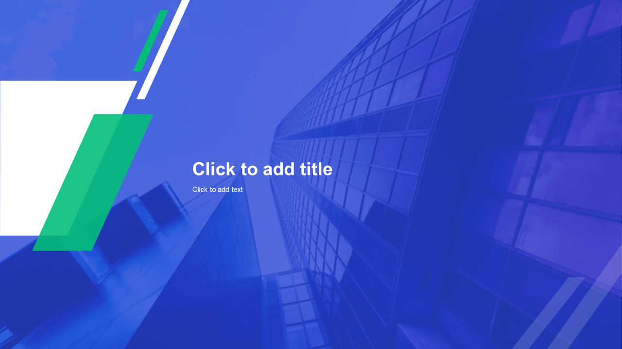 蓝色创意商务地产工作总结PPT主题