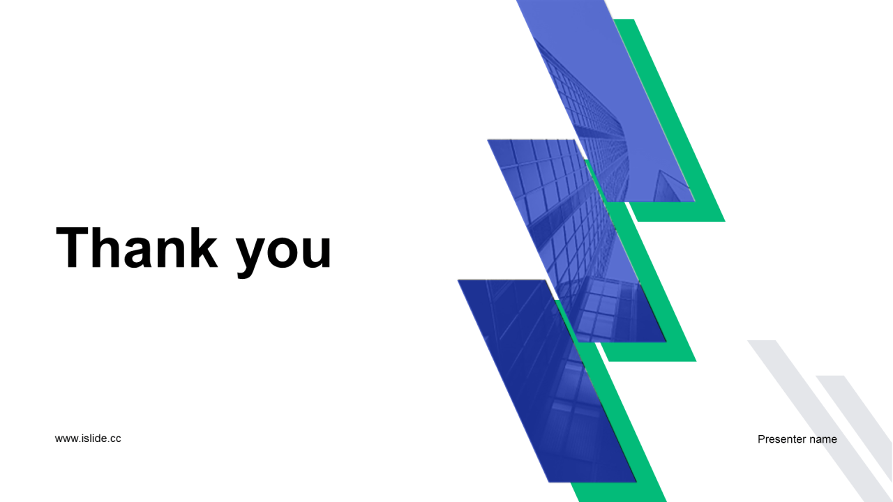 蓝色创意商务地产工作总结PPT主题