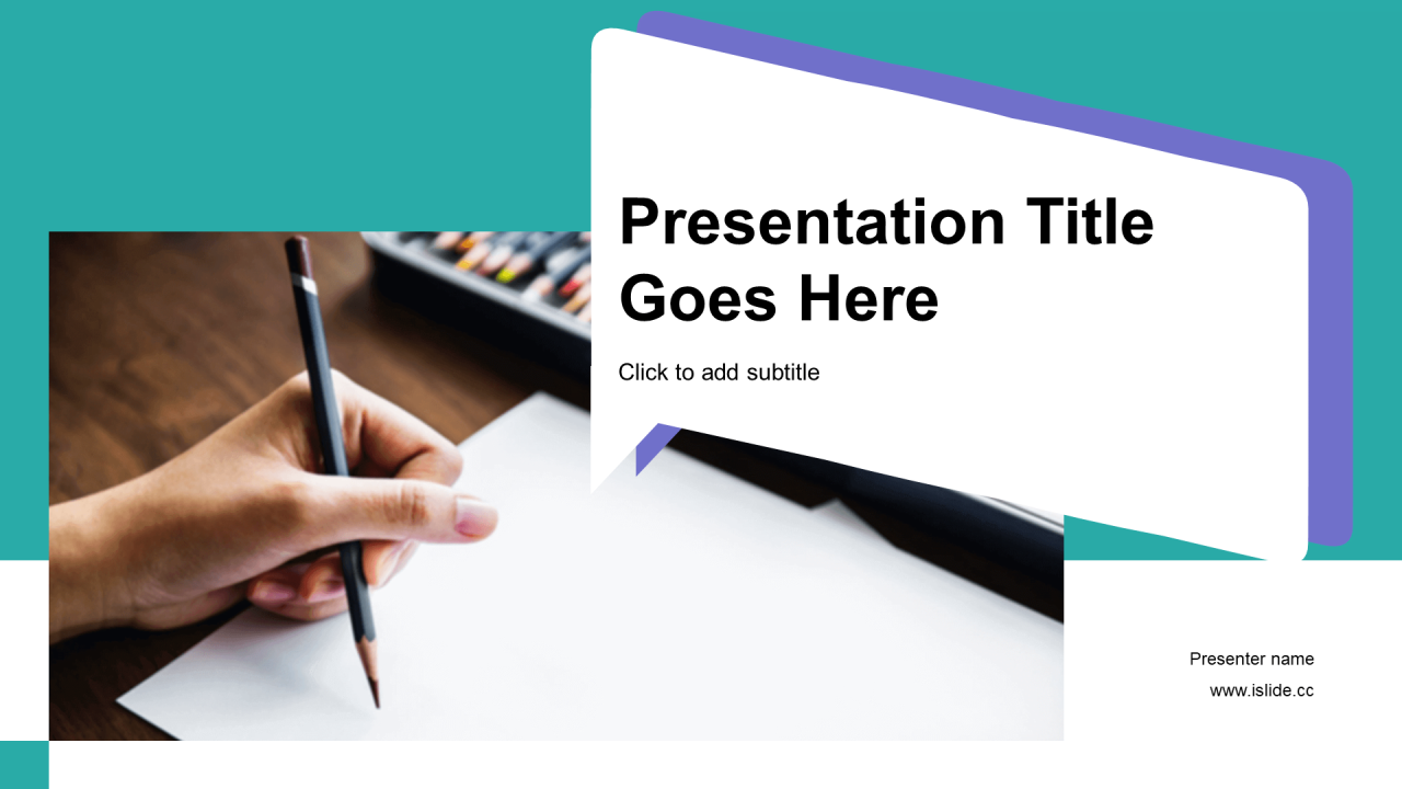 多色创意教育行业商业计划书