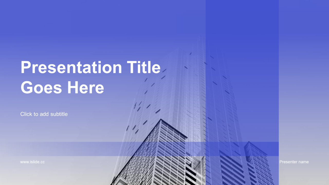 蓝色商务品牌策划PPT主题