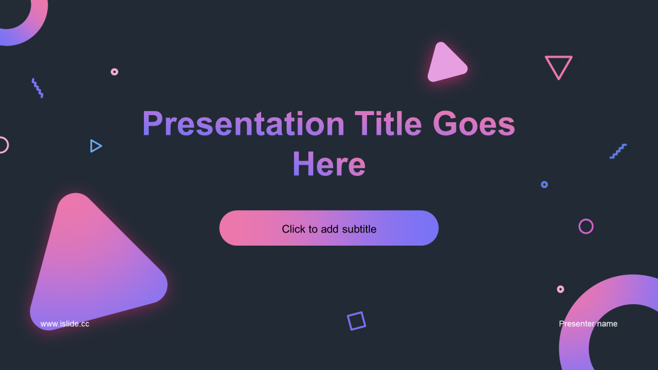 多色商务科技智能商业计划书PPT主题