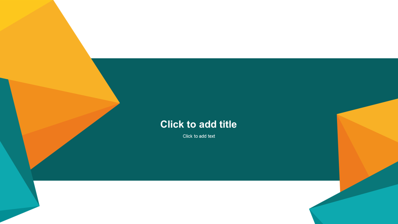 多色几何创意教育办公毕业答辩PPT主题