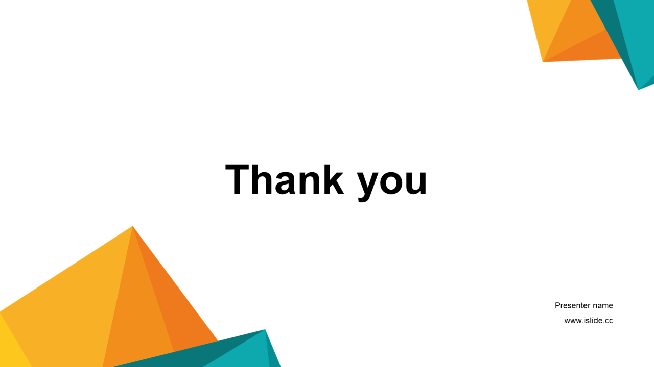 多色几何创意教育办公毕业答辩PPT主题