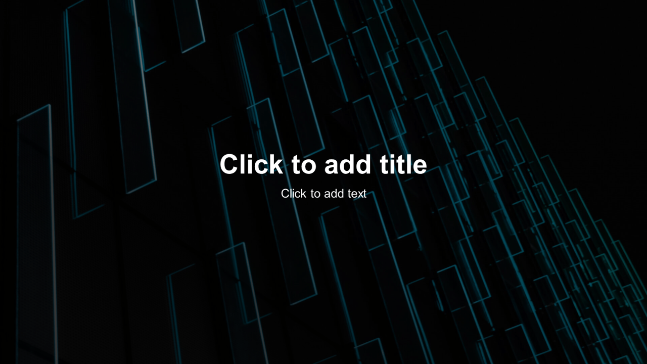 黑色简约科技研究PPT主题