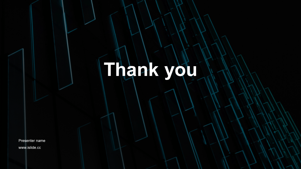 黑色简约科技研究PPT主题