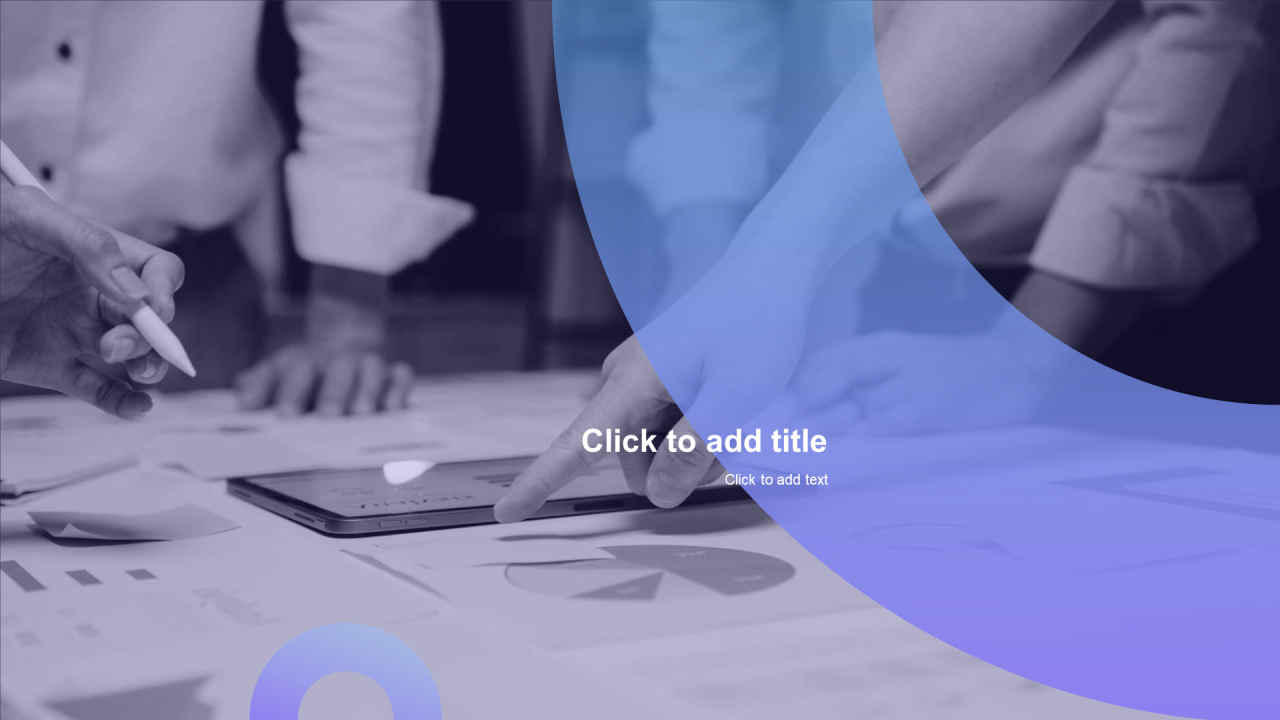 蓝紫色商务现代工作总结PPT主题