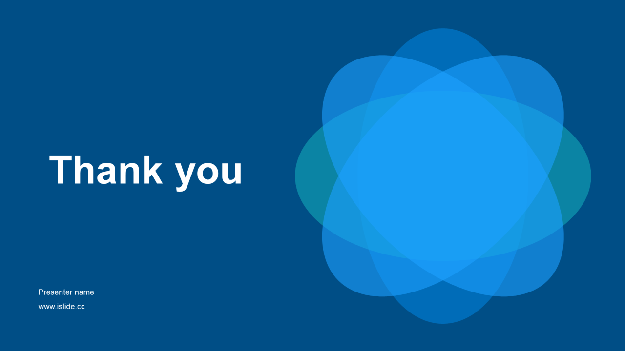 蓝色创意简约个人述职工作总结汇报PPT模板