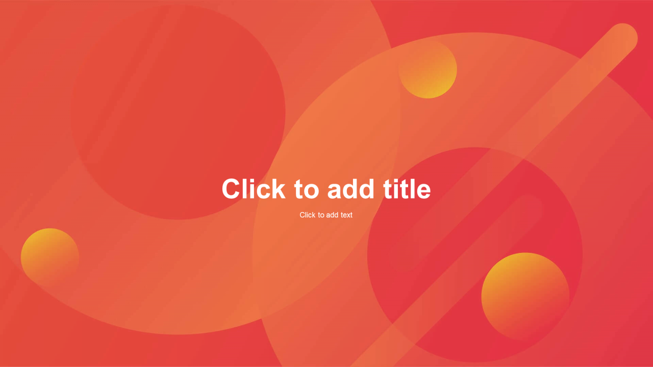 红色创意几何工作总结PPT主题