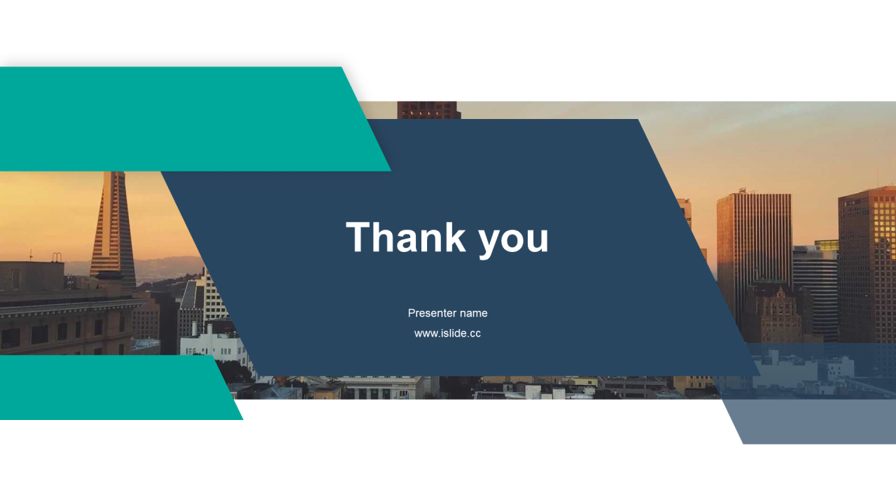 蓝色商务地产建筑工作总结PPT主题