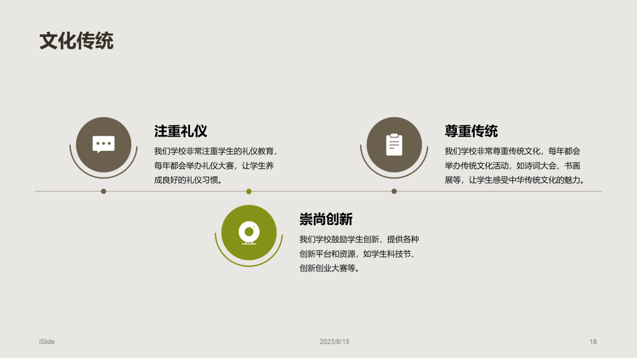 绿棕色商务现代校园招生宣传PPT模板
