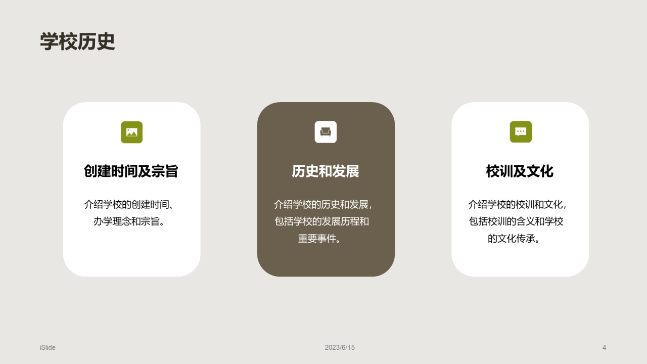 绿棕色商务现代校园招生宣传PPT模板