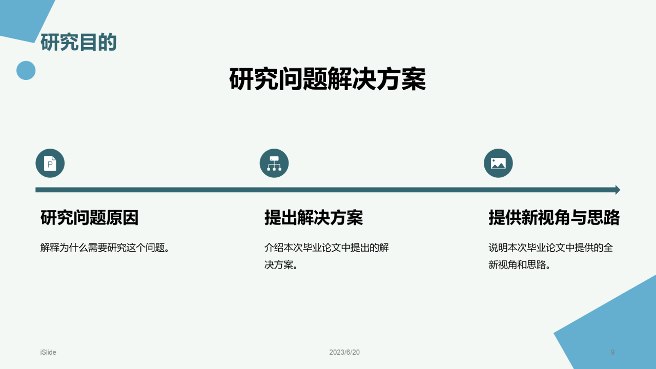 绿色商务现代北京理工大学本科毕业答辩PPT模板