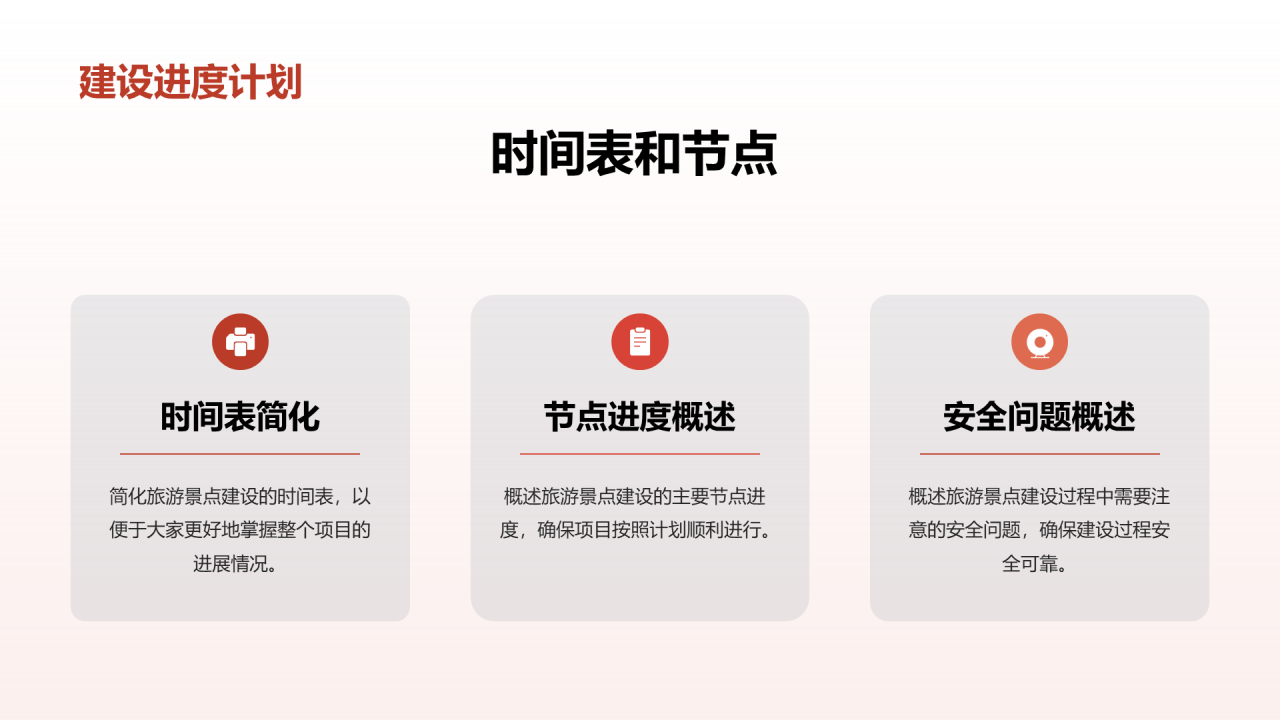 红色商务现代度假旅游开发商业计划书PPT模板