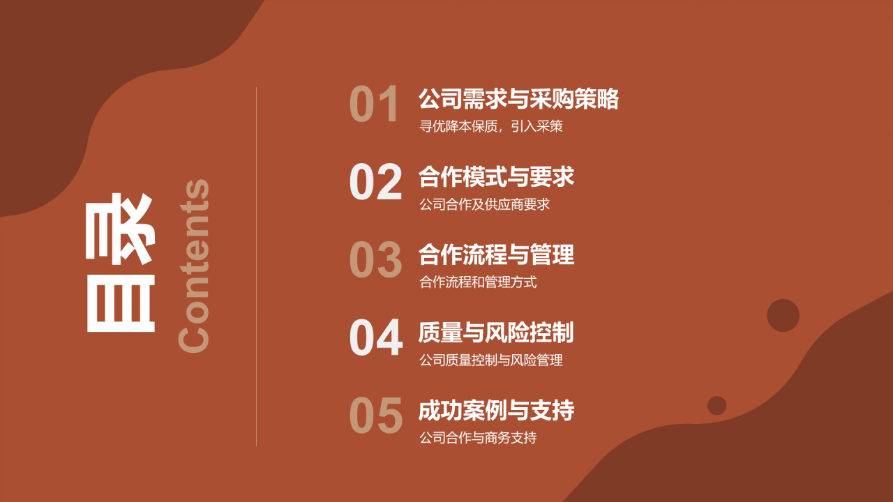 红色商务现代供应链合作计划商业计划书PPT模板
