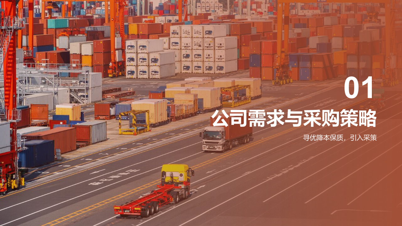 红色商务现代供应链合作计划商业计划书PPT模板